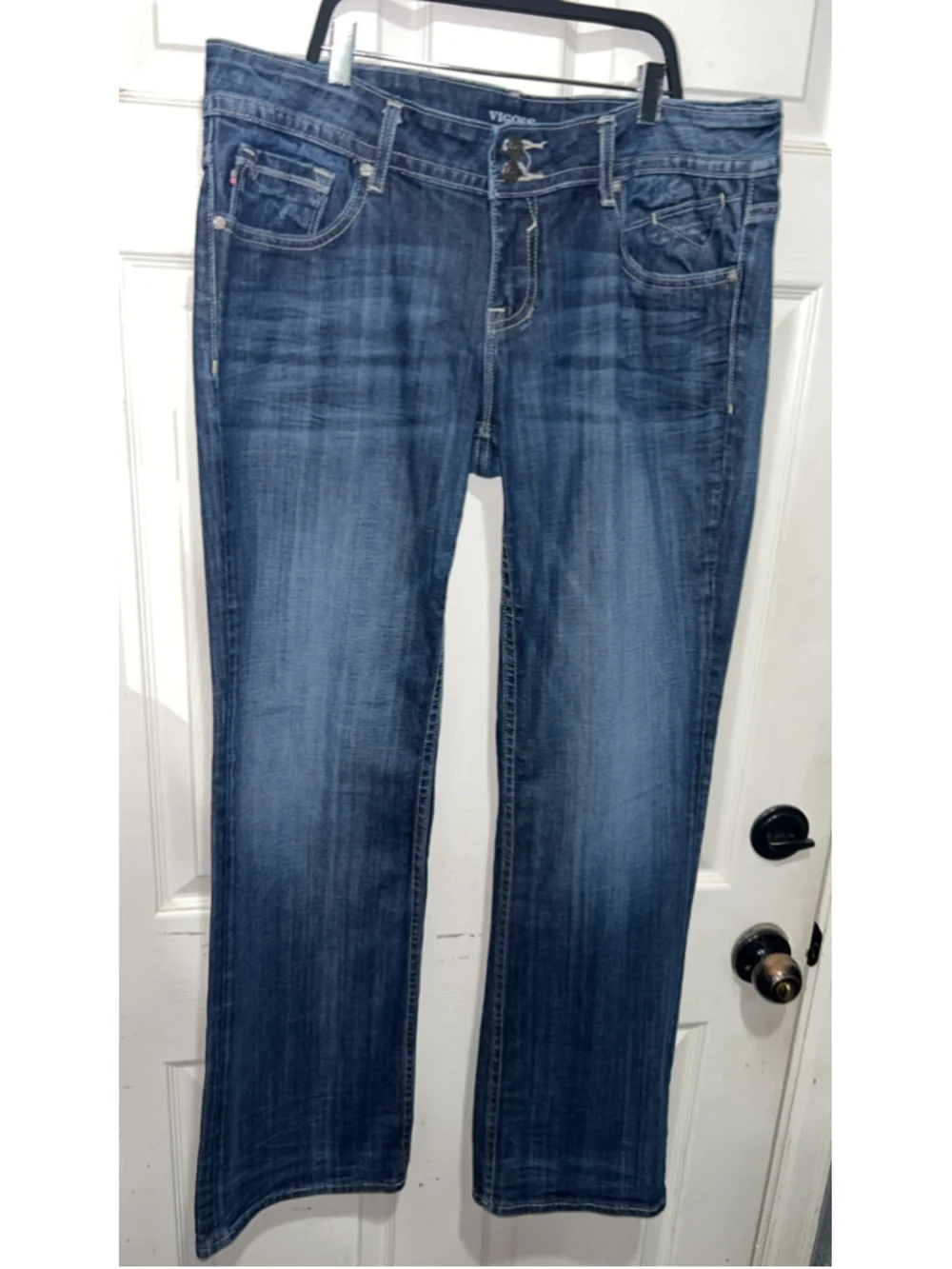 Women's Vigoss The New York Boot Cut Jeans Size 14 Blue